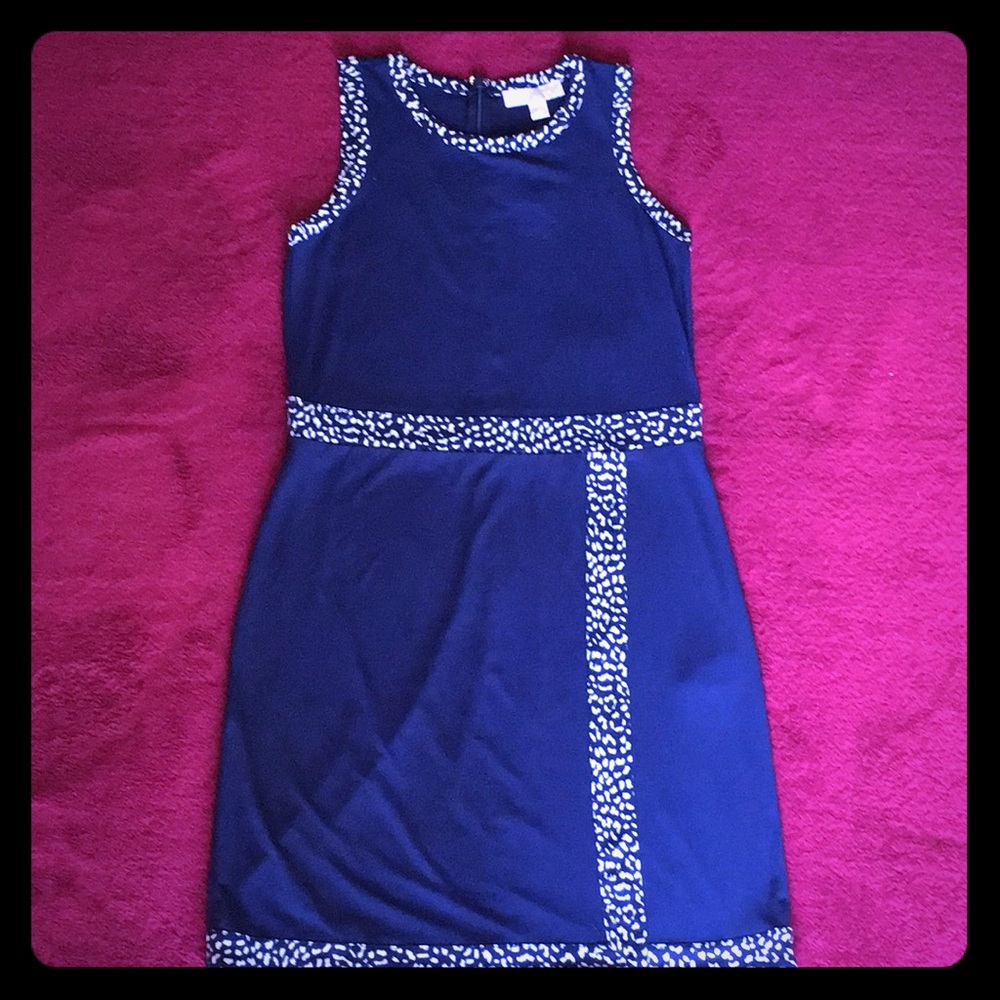 Navy blue, knee-length dress by Michael Kors